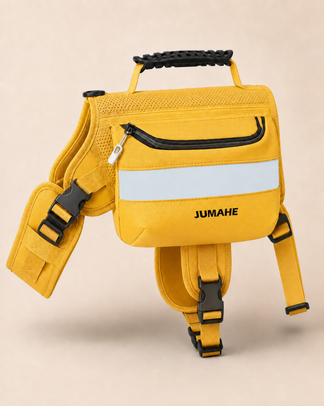 Large Capacity Dog Training Backpack Reflective Saddlebag