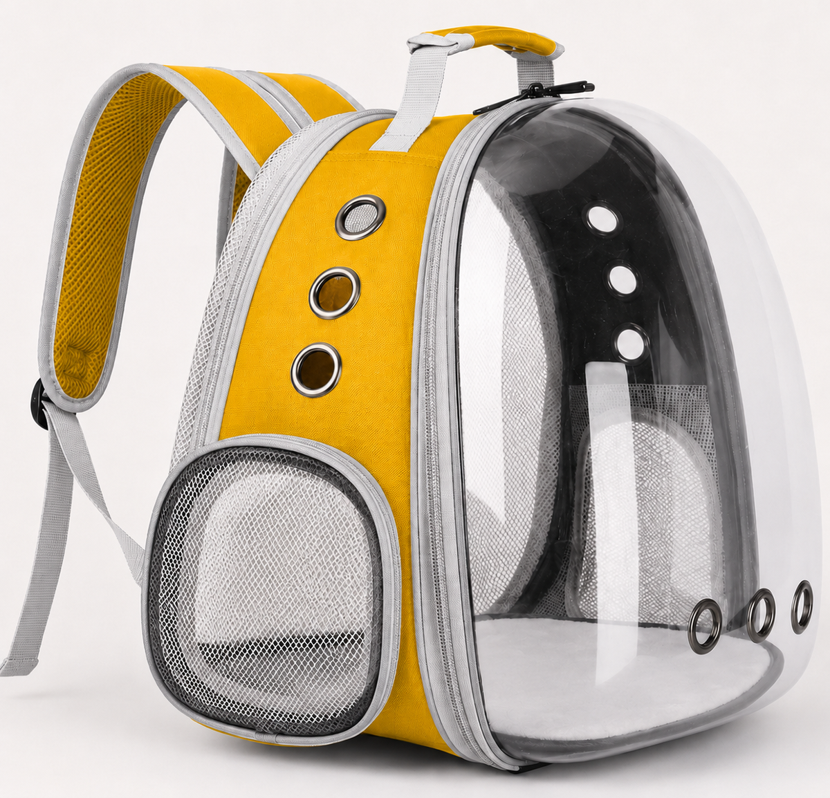 Clear-Window Expandable Pet Carrier Backpack