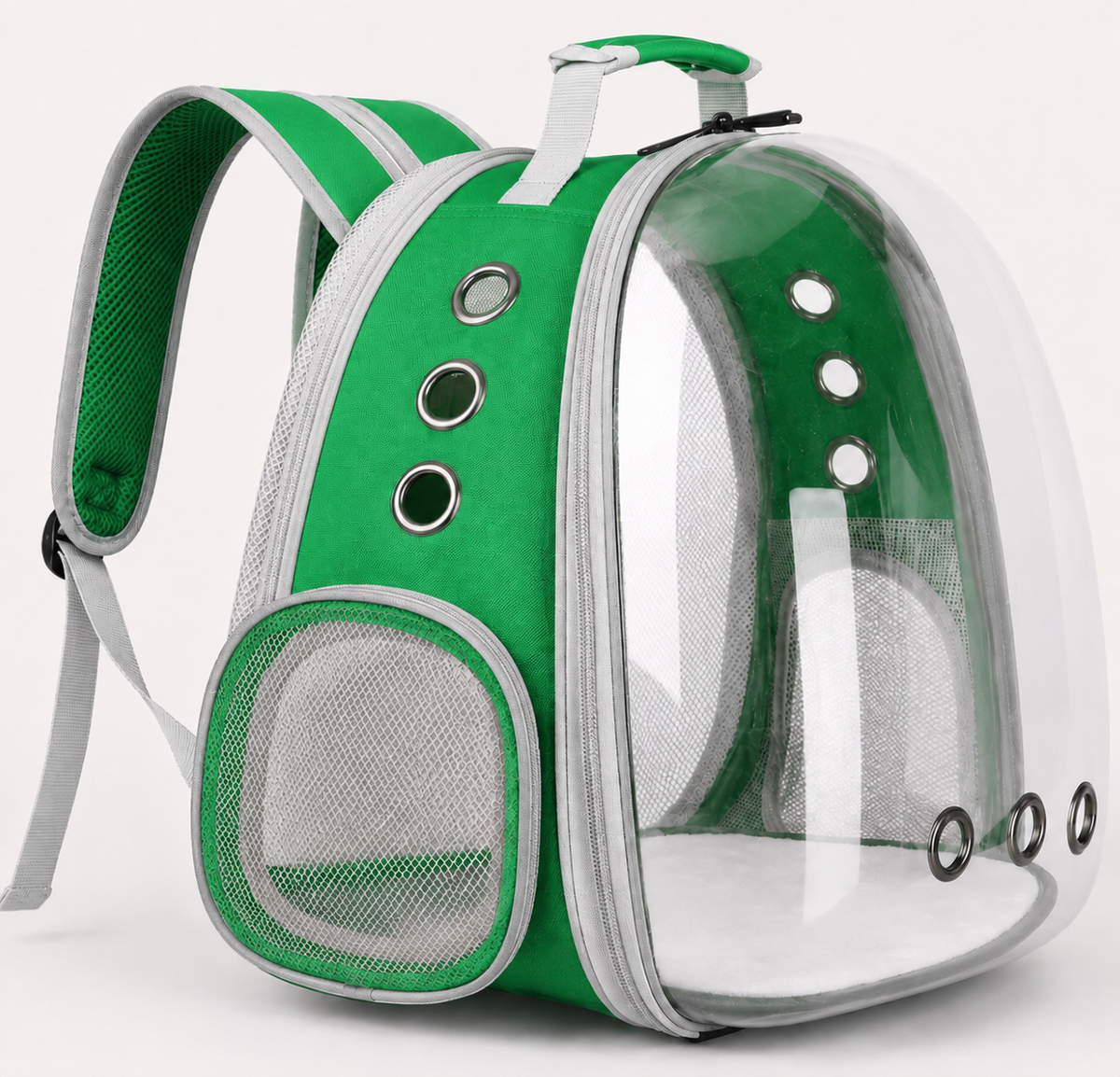 Clear-Window Expandable Pet Carrier Backpack
