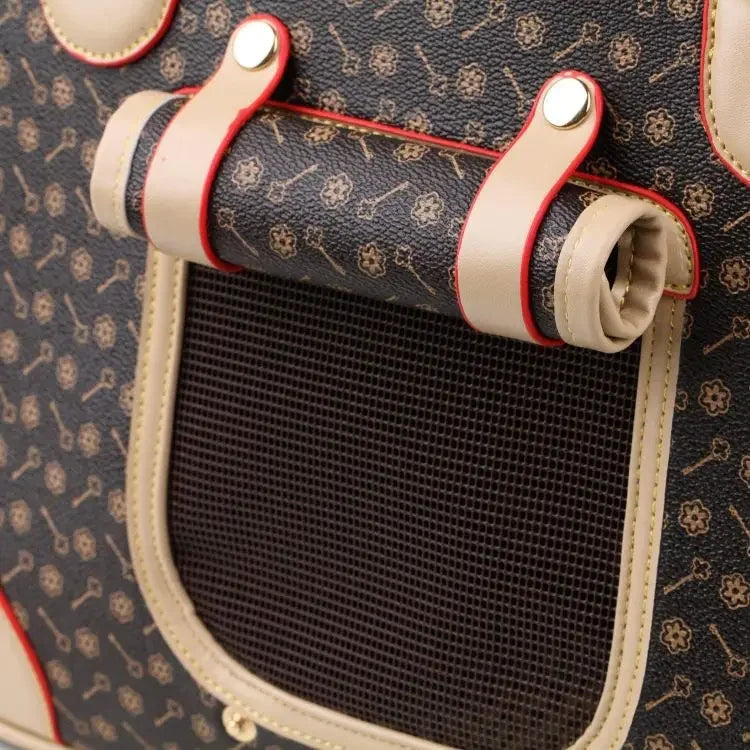 Luxury Pet Carrier Foldable Shoulder Travel Bag