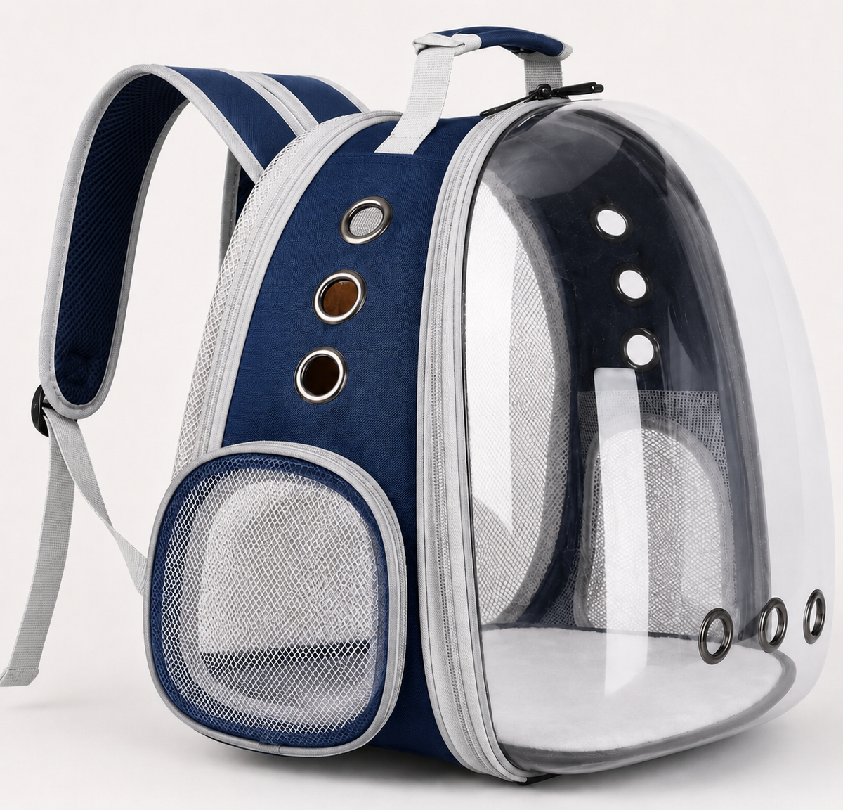 Clear-Window Expandable Pet Carrier Backpack