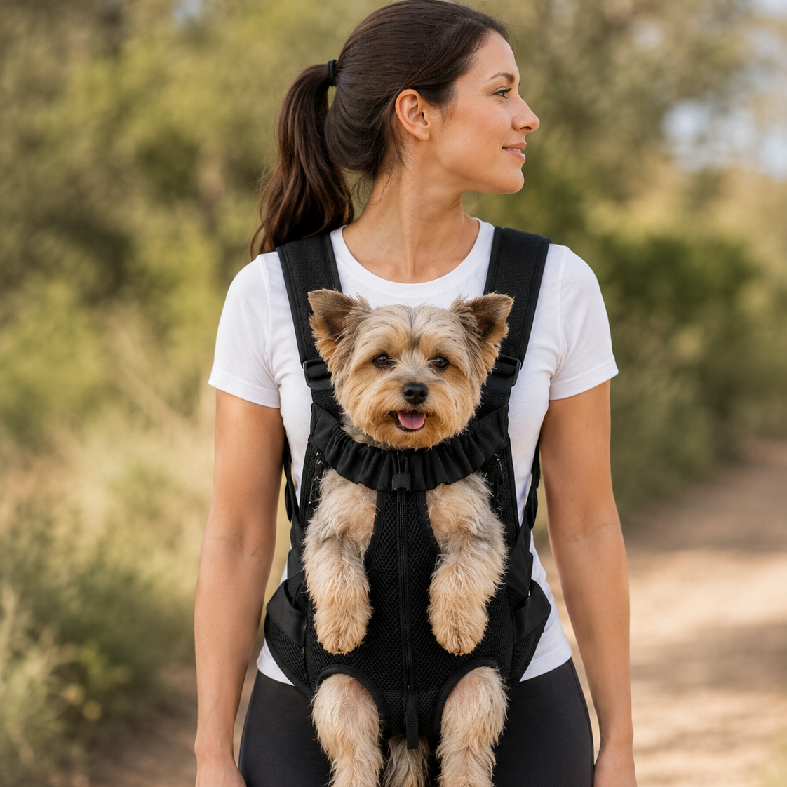 Explorer Companion™ Adjustable Pet Carrier Backpack Hands-Free