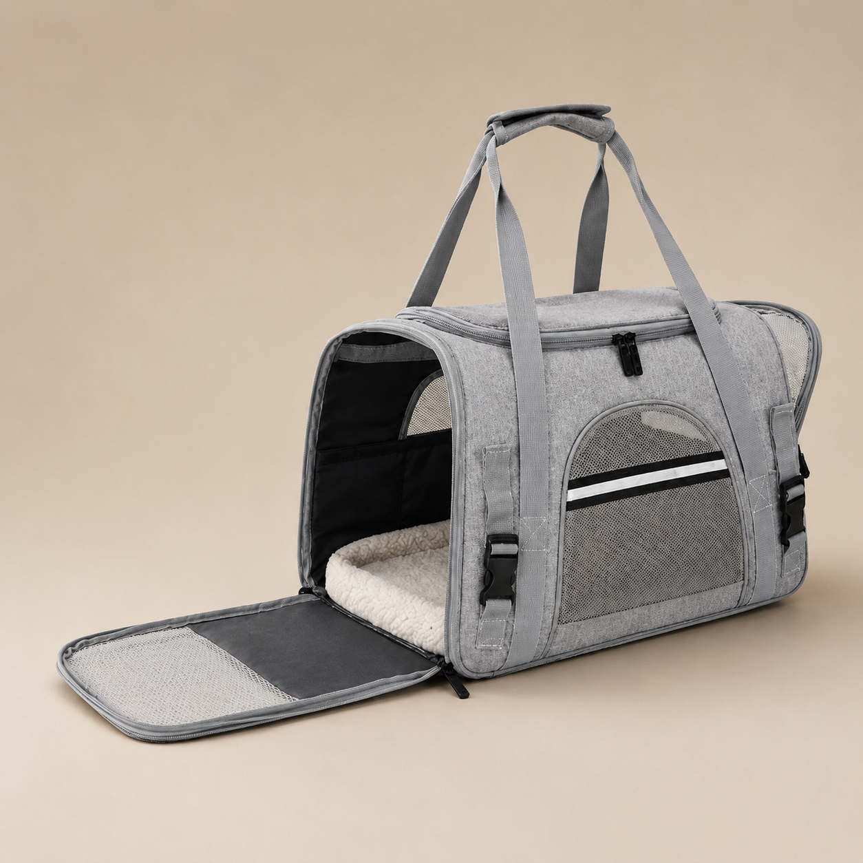 Explorer Companion™ Pet Travel Carrier Bag With Breathable Mesh