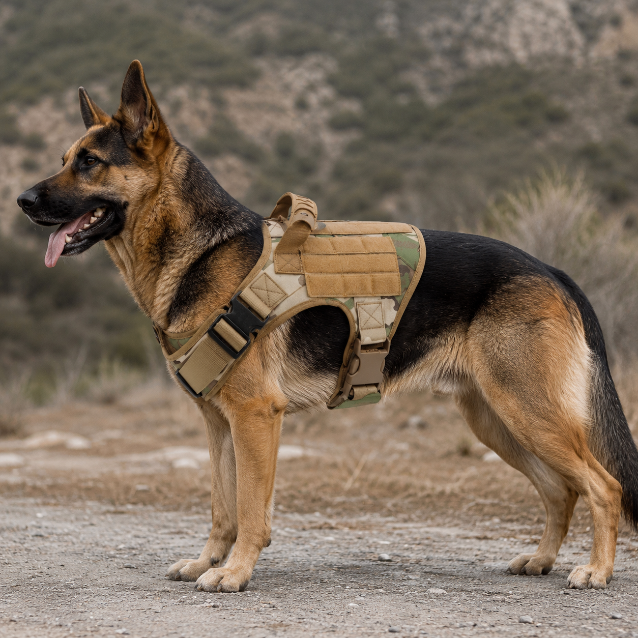 Adventure Ready™ Tactical Dog Harness With MOLLE System