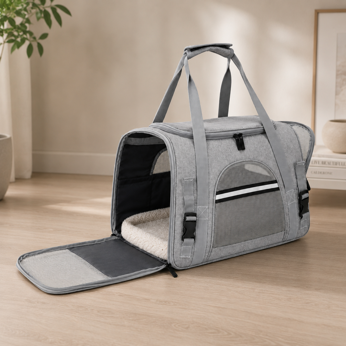 Explorer Companion™ Pet Travel Carrier Bag With Breathable Mesh