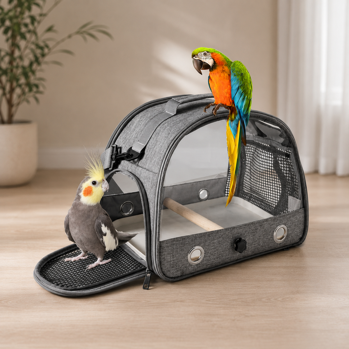 Explorer's Retreat™ Bird Travel Carrier With Removable Tray