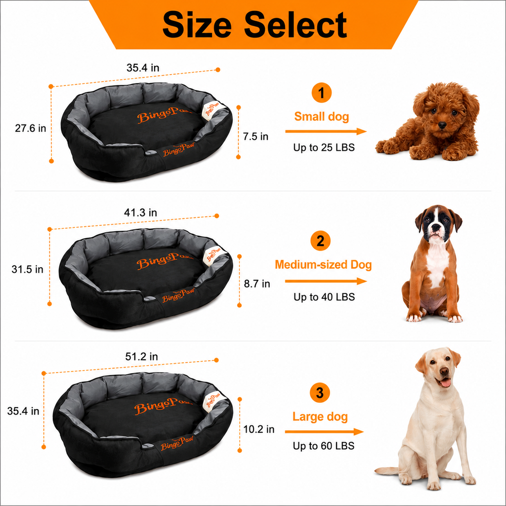 Comfort Haven™ | Orthopedic Pet Sofa Bed