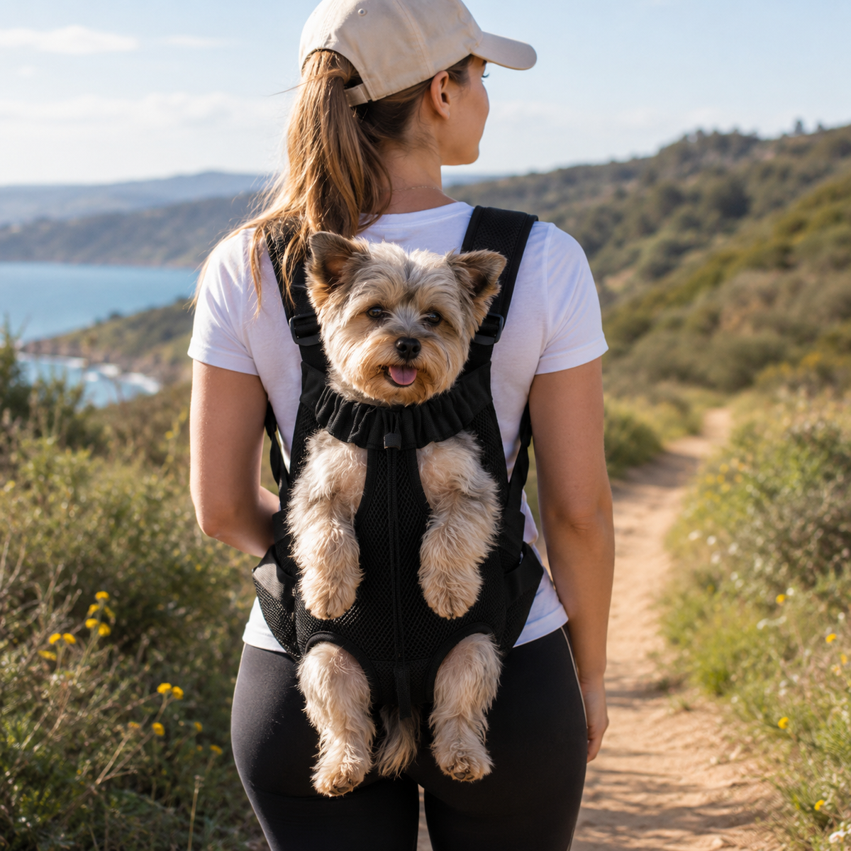 Explorer Companion™ Adjustable Pet Carrier Backpack Hands-Free