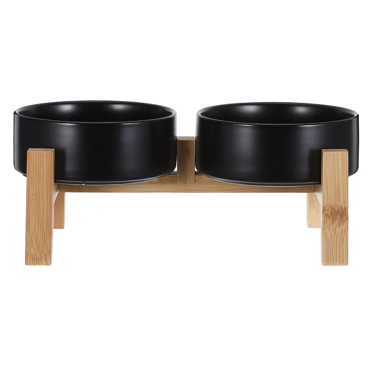 Ceramic Dog Bowl Set Raised Non-Slip Stand